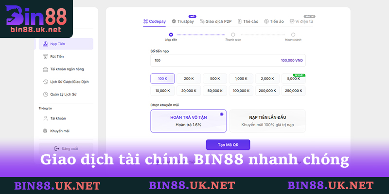 Câu Hỏi Thường Gặp BIN88 Và 10 Giải Đáp Chi Tiết Nhất 3 Giao dịch tài chính BIN88 nhanh chóng và minh bạch